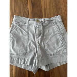 A New Day Women's Grey Stretch Denim Shorts Size 2 Casual Jean Shorts